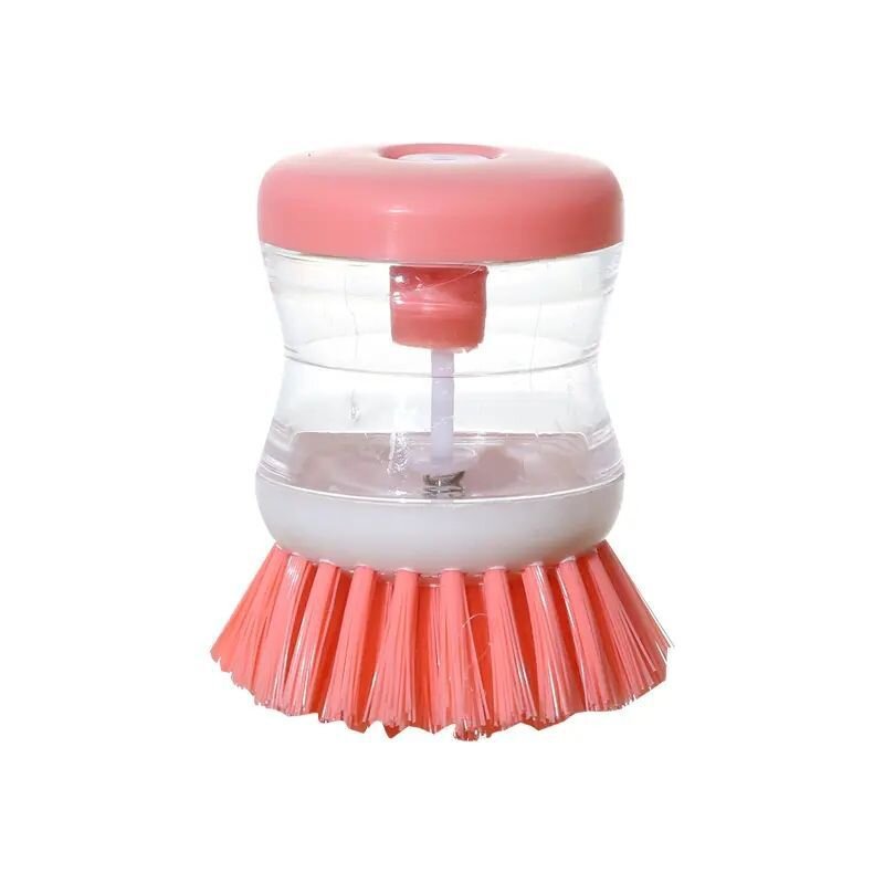 Manual Liquid Dispensing Cleaning Brush